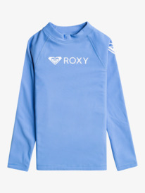0 Girls 2-7 ROXY Heater Long Sleeve UPF 50 Surf T-Shirt Blue ERLWR03302 Roxy