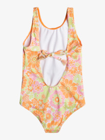 roxy, Girl's 4-16 Happiness Feeling One-Piece Swimsuit For Girls, MOCK ORANGE PIECE OF PARADISE (ngz7) Happiness Feeling - One-Piece Swimsuit for Girls 2-7 ERLX103098