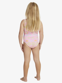 1 Girls 2-7 Beach Day Together One-Piece Swimsuit Pink ERLX103100 Roxy