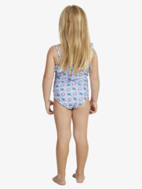 1 Girls 2-7 Bold Florals One-Piece Swimsuit Green ERLX103101 Roxy