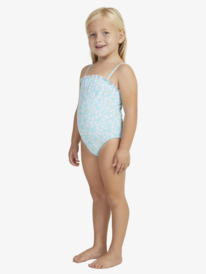 10 Girls 2-7 Teenie Ditsy One-Piece Swimsuit Blue ERLX103104 Roxy