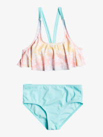 0 Girl's 2-7 Fairy Beach Flutter Bikini Set Yellow ERLX203168 Roxy