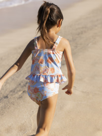 roxy, Girls 2-7 Magic Spirit Tankini Bikini Set, CERULEAN REEF FLOWERS TW (bfn6) MAGIC SPIRIT TANKINI ERLX203173