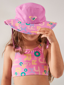 5 Girl's 2-7 Funny Bambino Crop Two Piece Bikini Set Pink ERLX203175 Roxy