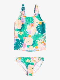 0 Girl's 2-7 Paradisiac Island Tankini Two Piece Swimsuit Green ERLX203178 Roxy