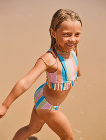Colors Of The Sun - Two Piece Flutter Bikini Set for Girls 2-7  ERLX203183