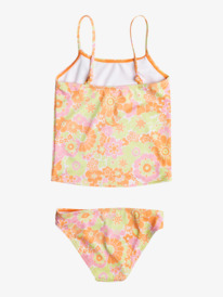 roxy, Girl's 4-16 Happiness Feeling Two Piece Tankini Set, MOCK ORANGE PIECE OF PARADISE (ngz7) Happiness Feeling - Two Piece Tankini Set for Girls 2-7 ERLX203185