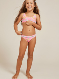 10 Girls 2-7 Beach Day Together Two Piece Bralette Bikini Set Pink ERLX203188 Roxy
