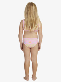 12 Girls 2-7 Beach Day Together Two Piece Bralette Bikini Set Pink ERLX203188 Roxy