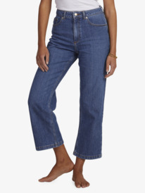 4 Womens Layla Jean Relaxed Fit Jeans Blue URJDP03006 Roxy