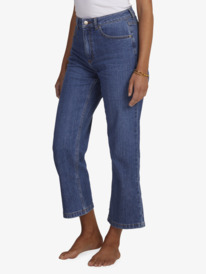 10 Womens Layla Jean Relaxed Fit Jeans Blue URJDP03006 Roxy