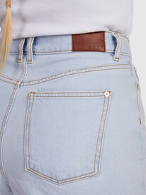 14 Womens Eva Denim Shorts Blue URJDS03017 Roxy