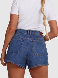 7 Womens Chlo Denim Shorts Blue URJDS03019 Roxy