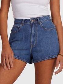 5 Womens Chlo Denim Shorts Blue URJDS03019 Roxy