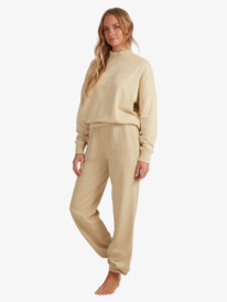 4 Tranquil Days - Bas de survêtement pour Femme Beige URJFB03025 Roxy