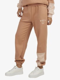 11 Womens In My Heart Joggers Brown URJFB03041 Roxy