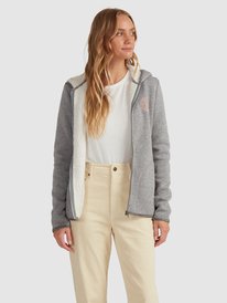1 Petal Fever Zip-Up Hoodie  URJFT03125 Roxy