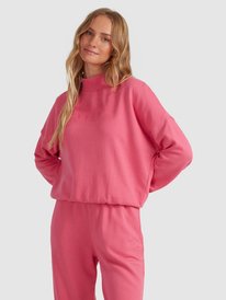 4 Tranquil Days 2022 - Sweatshirt mit Polokragen für Frauen Rosa URJFT03131 Roxy