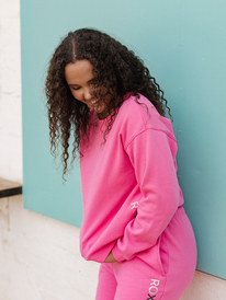roxy, Womens Keeping It True Jumper, PINK GUAVA (mkh0) Keeping It True 2022 - Sweatshirt for Women URJFT03147