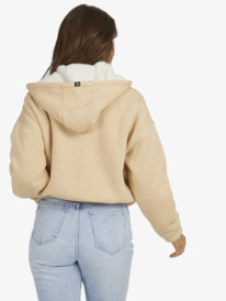 roxy, Womens Spring Morning Zip-Up Hoodie, BEIGE (tgb0) SPRING MORNING URJFT03160
