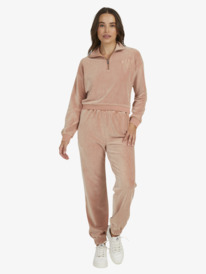 4 Millie - Sweat demi-zip pour Femme Marron URJFT03162 Roxy