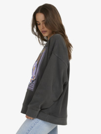 2 Into The Night Sweatshirt Black URJFT03164 Roxy