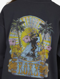 4 Womens Into The Light Sweatshirt Black URJFT03170 Roxy