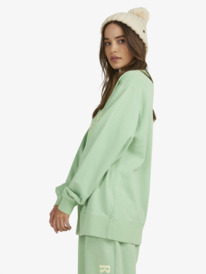 4 Womens To The East Sweatshirt Green URJFT03183 Roxy