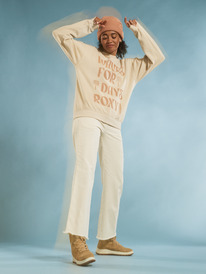 6 Womens To The East Sweatshirt Beige URJFT03185 Roxy