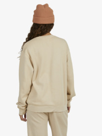 8 Womens To The East Sweatshirt Beige URJFT03185 Roxy