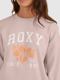 4 Womens Endless Days Sweatshirt Pink URJFT03189 Roxy