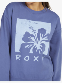 4 Womens Day Trippin Sweatshirt Blue URJFT03195 Roxy