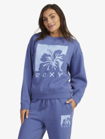 3 Womens Day Trippin Sweatshirt Blue URJFT03195 Roxy