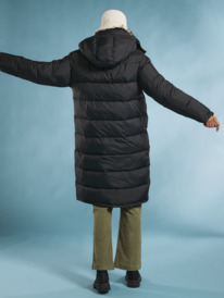 roxy, Womens Step Out Padded Jacket, ANTHRACITE (kvj0) STEP OUT LONGLINE PUFFER URJJK03023