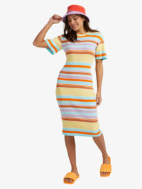 3 Playa Hermosa - Robe pour Femme Jaune URJKD03048 Roxy