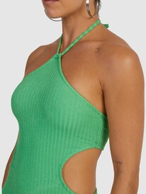7 Izabella Halter Dress Green URJKD03060 Roxy