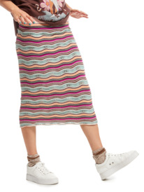 2 Womens Sailing Flow Knitted Tube Skirt Orange URJKK03003 Roxy