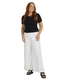 1 Womens Baseline Cropped T-Shirt Black URJKT03153 Roxy