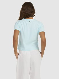 roxy, Womens Baseline Cropped T-Shirt, SPA RETREAT (bek0) BASELINE TEE URJKT03153