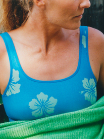 4 Womens Digi High Active Sports Bra Green URJKT03190 Roxy