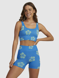 4 Digi High Active - Reggiseno sportivo da Donna Green URJKT03190 Roxy