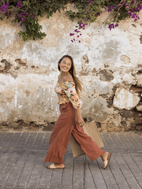 1 Lekeitio Beach Pants Brown URJNP03035 Roxy