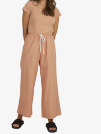 4 Lekeitio Beach Pants Brown URJNP03035 Roxy