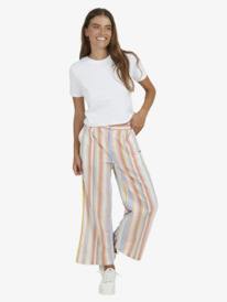 7 South Pacific Cropped Pants Yellow URJNP03037 Roxy