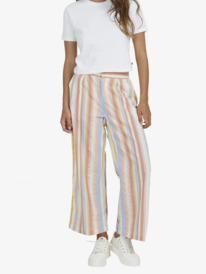 1 South Pacific Cropped Pants Yellow URJNP03037 Roxy