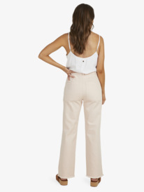 roxy, Womens Barbarella Flared Trousers, PEACH WHIP (mek0) BARBARELLA PANT URJNP03042