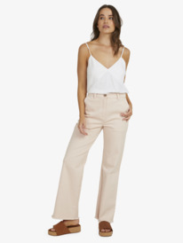 roxy, Womens Barbarella Flared Trousers, PEACH WHIP (mek0) BARBARELLA PANT URJNP03042