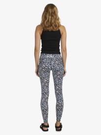 roxy, Womens Keep On Running Technical Workout Leggings, ANTHRACITE JUNGLE DOTS (kvj8) KEEP ON RUNNING URJNP03044