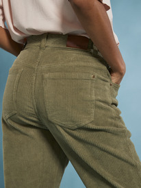 5 Womens Jarvis Corduroy Trousers Beige URJNP03046 Roxy