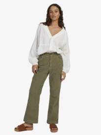15 Womens Jarvis Corduroy Trousers Beige URJNP03046 Roxy